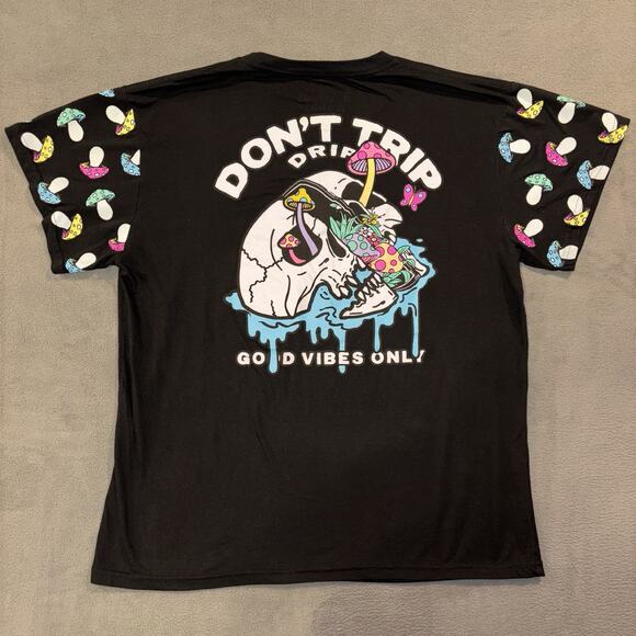 Weekend Warrior Men's XLarge Shirt Don't Trip Drip Good Vibes Only - Picture 1 of 7